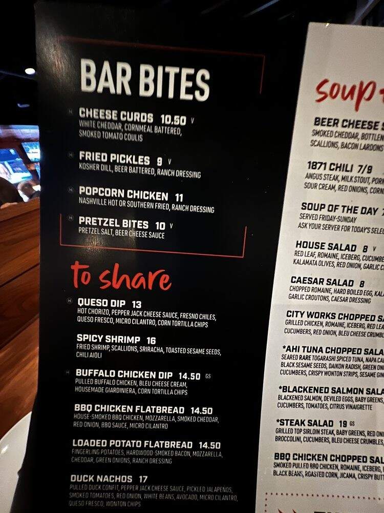 City Works - Vernon Hills, IL menu_pic