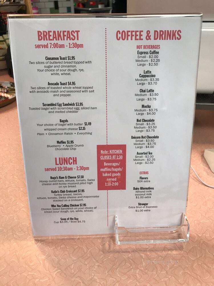 Anastasia and Katie's Coffee Shop & Cafe - Livonia, MI menu_pic