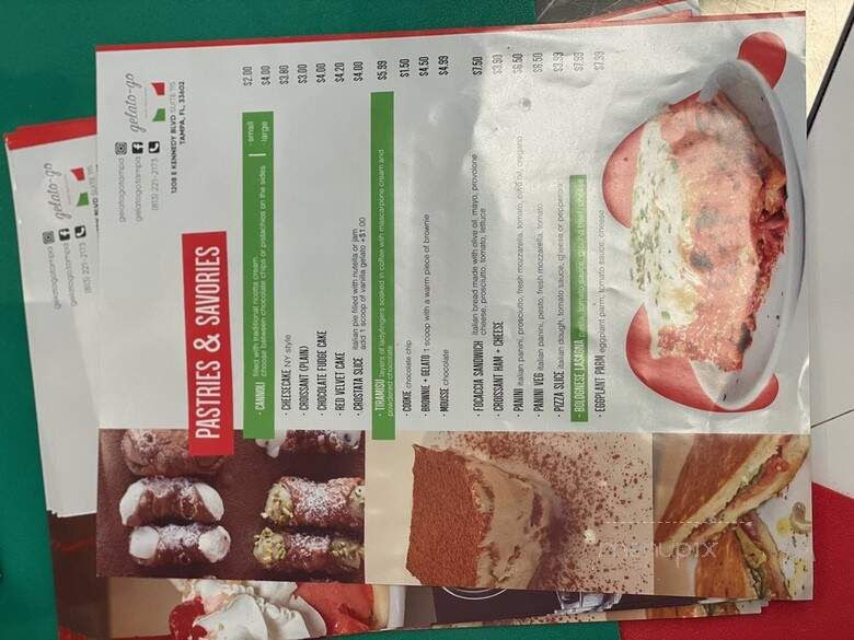 Gelato-Go Tampa - Tampa, FL menu_pic