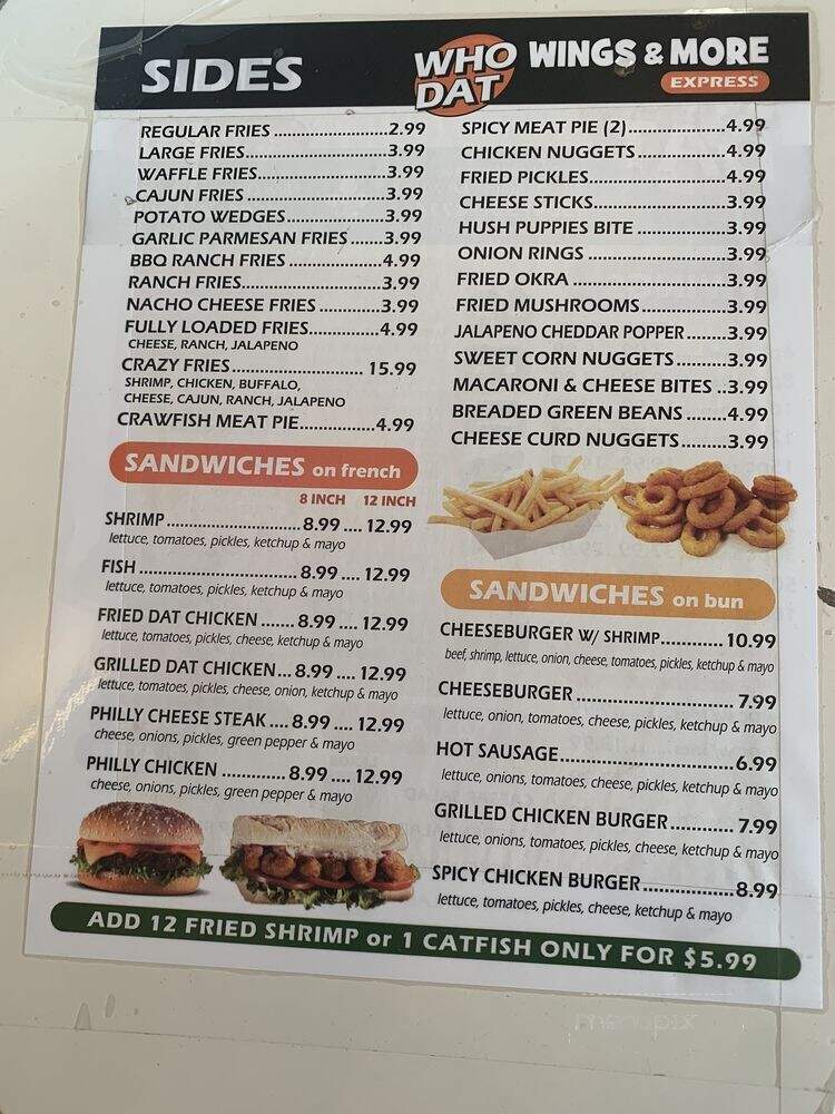 Who Dat - New Orleans, LA menu_pic