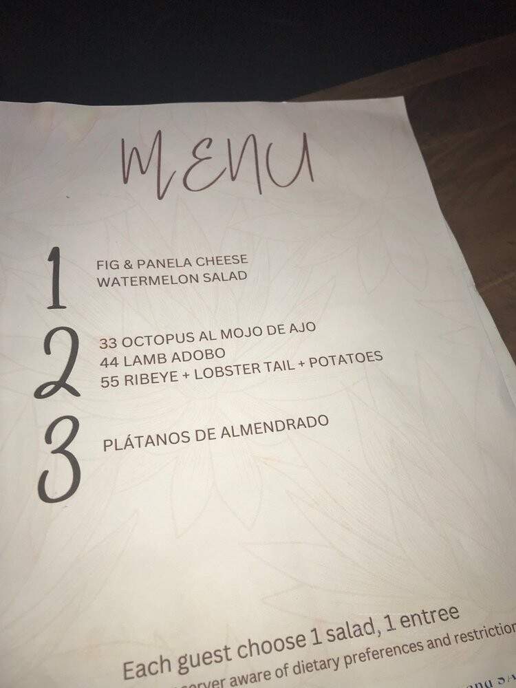 Los Sombreros - Phoenix, AZ menu_pic