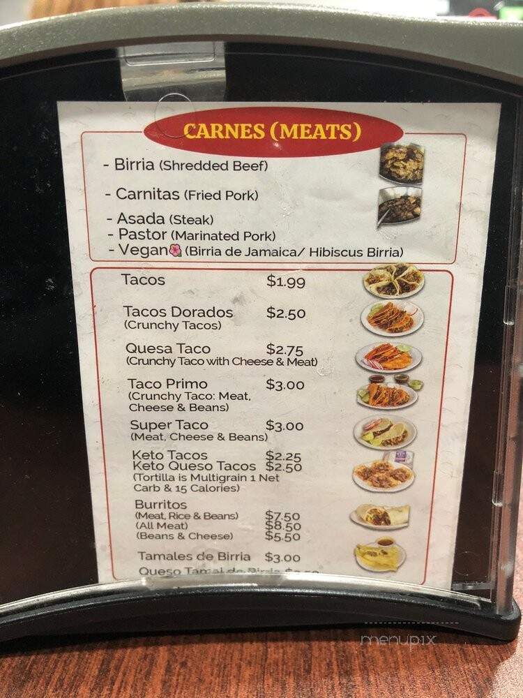 Tacoz - Lynwood, CA menu_pic