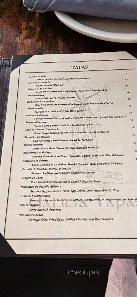 Galicia Tapas - New York, NY menu_pic