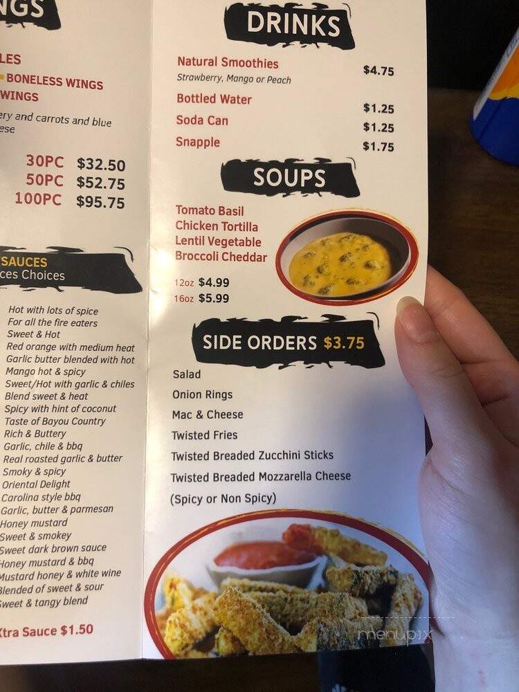 Twisted Wings - Brooklyn, NY menu_pic