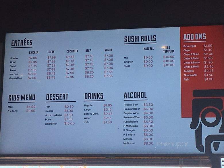 Holy Molli - Spartanburg, SC menu_pic