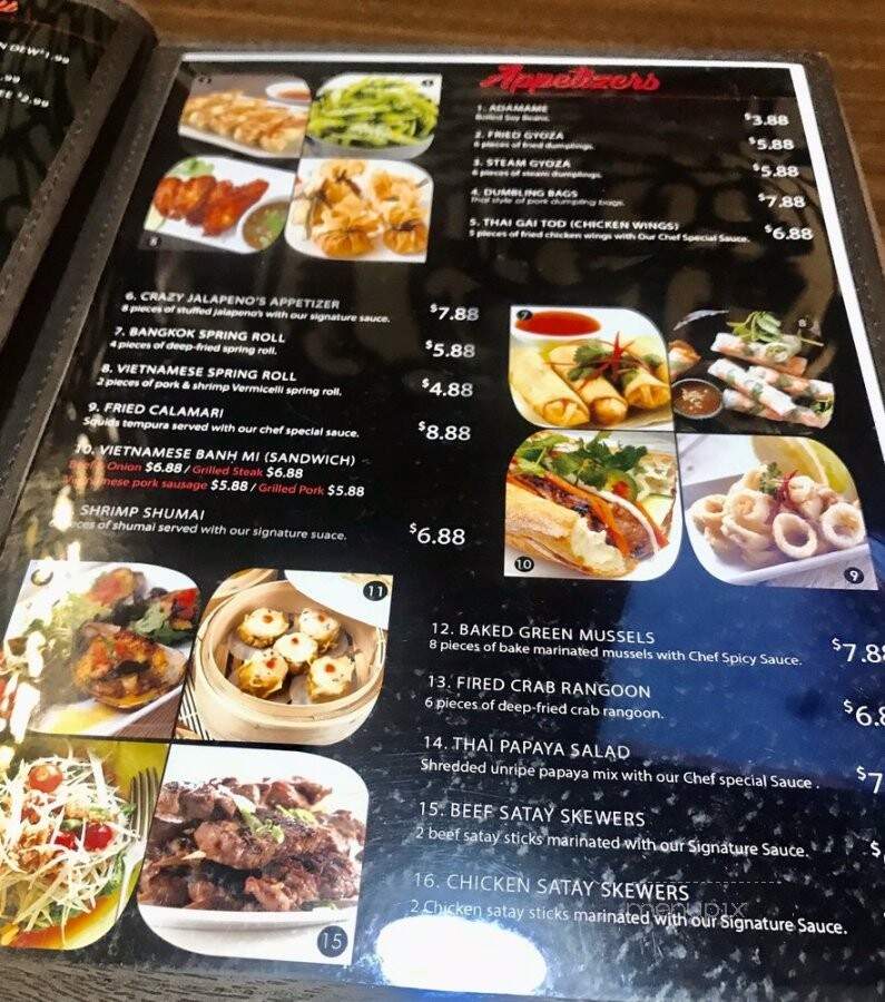 Pho Thai - Sioux Falls, SD menu_pic