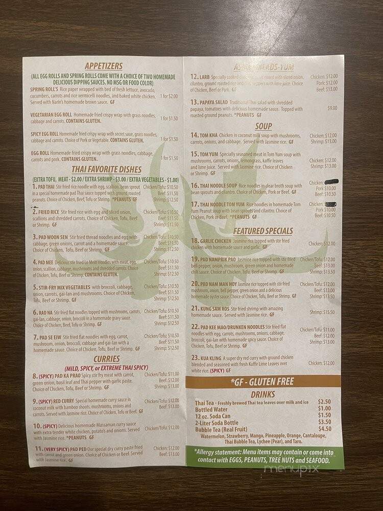 Narin's Thai Kitchen - Green Bay, WI