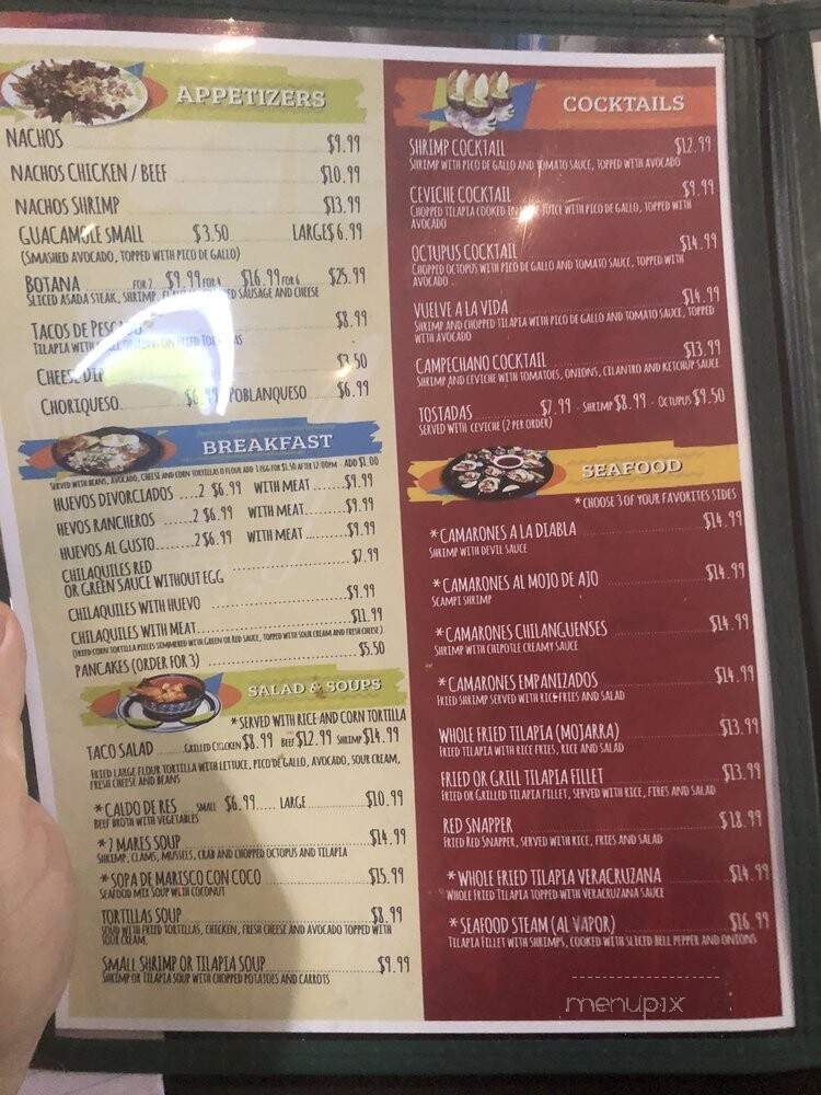 Chilango's Bar & Grill - New Orleans, LA menu_pic
