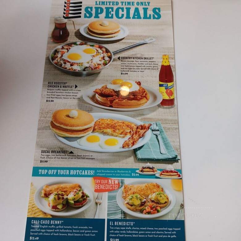 Norms Restaurant - Inglewood, CA menu_pic