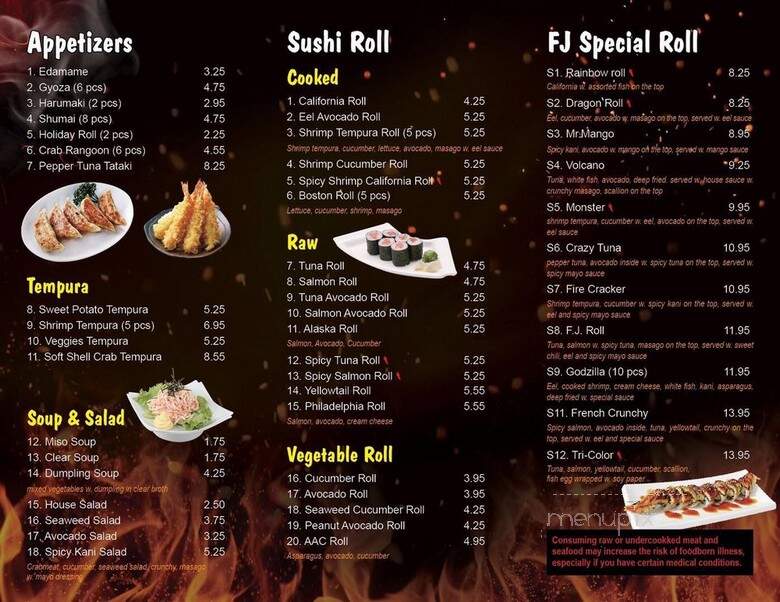 FJ Express - Wesley Chapel, FL menu_pic