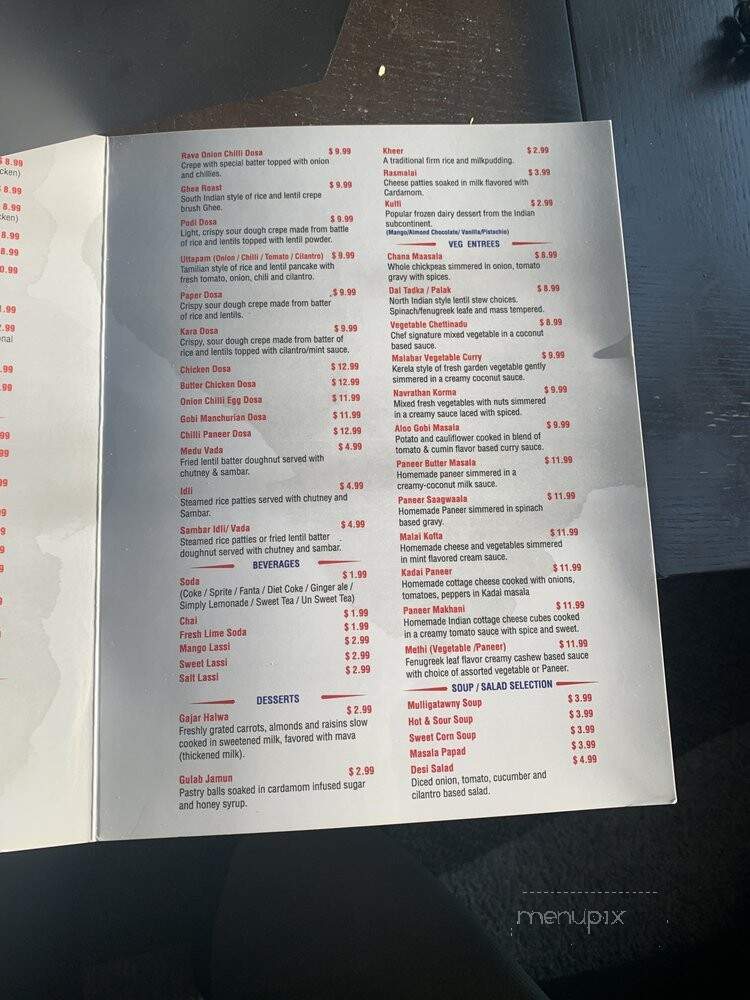Jashan Indian cuisine - Greenwood, IN menu_pic
