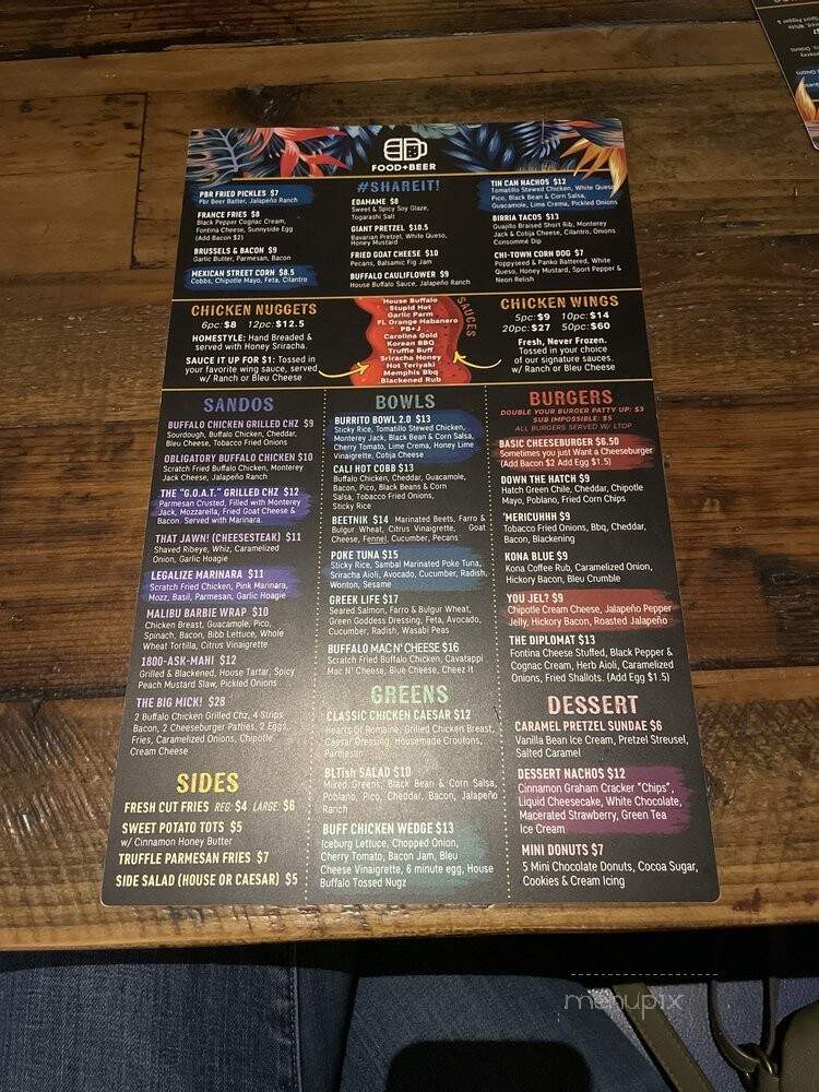 Sarasota Food + Beer - Sarasota, FL menu_pic