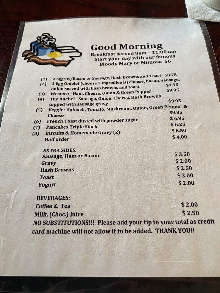 Abigails - Grafton, IL menu_pic