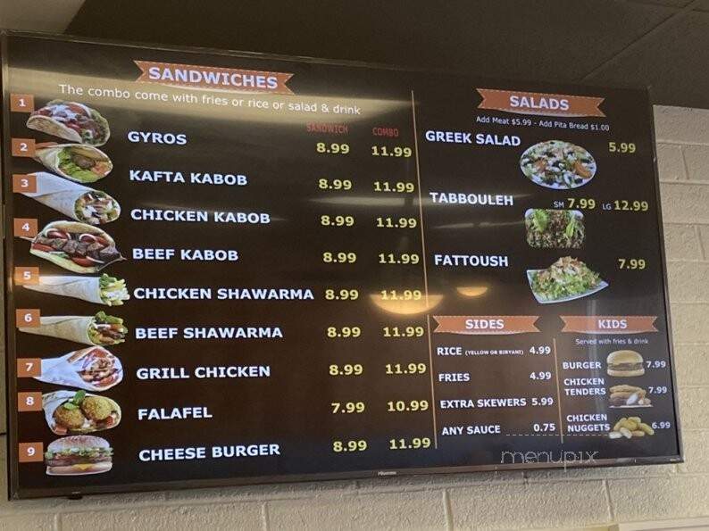 Zuki's Pita - Phoenix, AZ menu_pic
