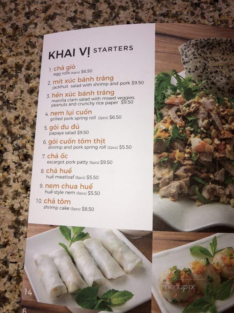 5 Stars Hue - Duarte, CA menu_pic