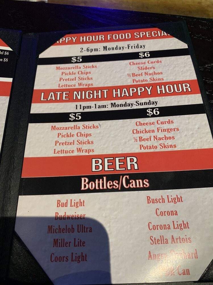 The Bar Olathe - Olathe, KS menu_pic