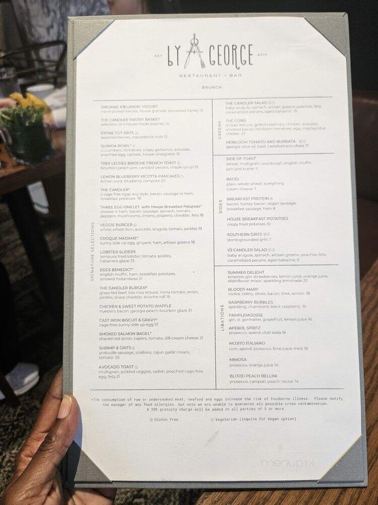 By George - Atlanta, GA menu_pic