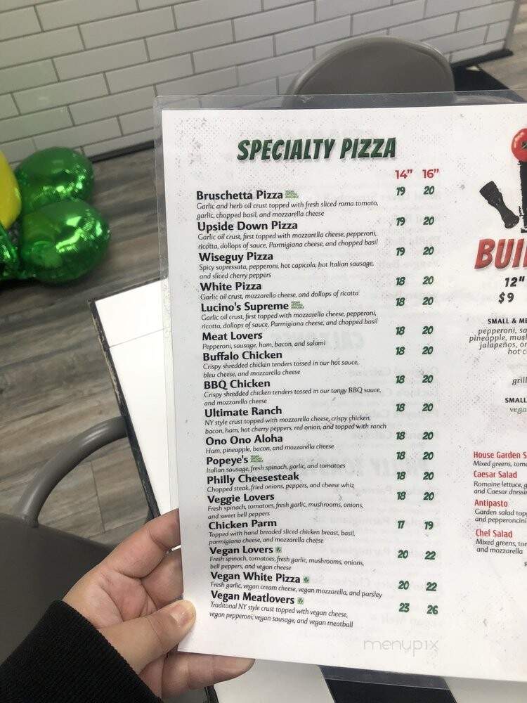 Lucinos Pizza - Las Vegas, NV menu_pic