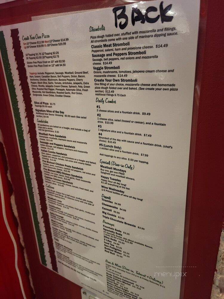 Brooklyn's Finest Pizza - Denver, CO menu_pic