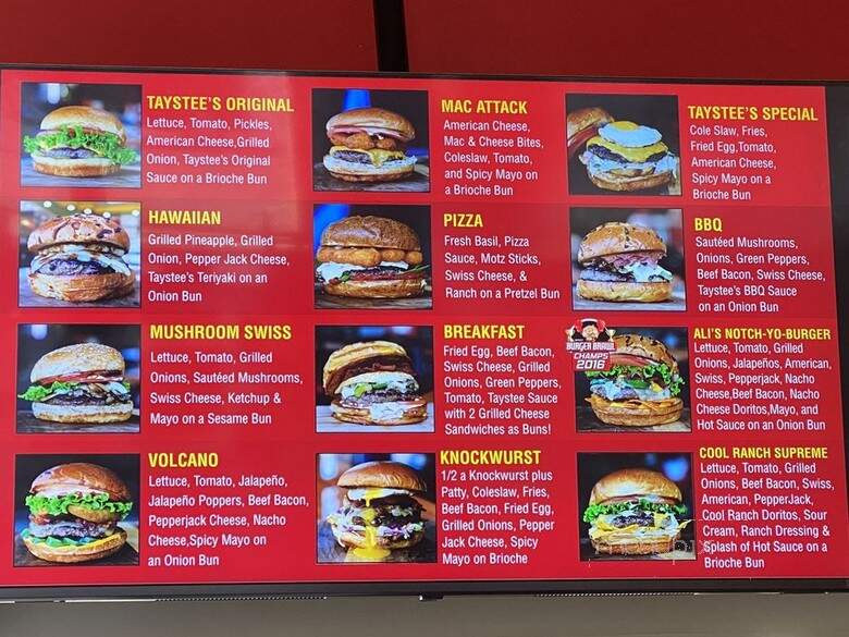 Taystee's Burgers - Dearborn Heights, MI menu_pic