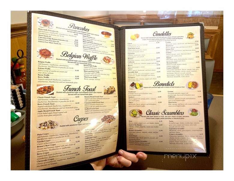 Briana's Pancake House - Hanover Park, IL menu_pic