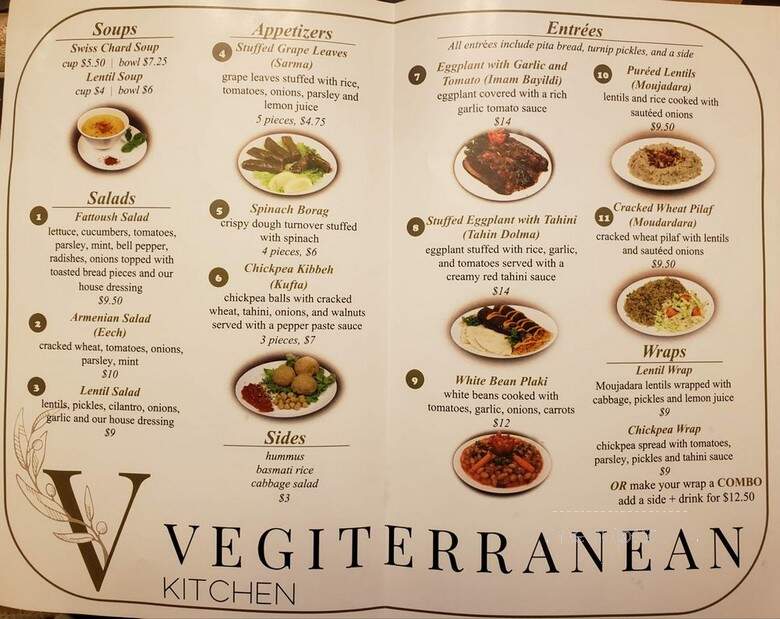 Vegiterranean Kitchen - Moorpark, CA menu_pic