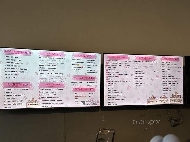 Woof's Bar - Santa Clara, CA menu_pic