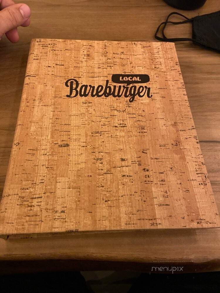 Bareburger - Morristown, NJ menu_pic