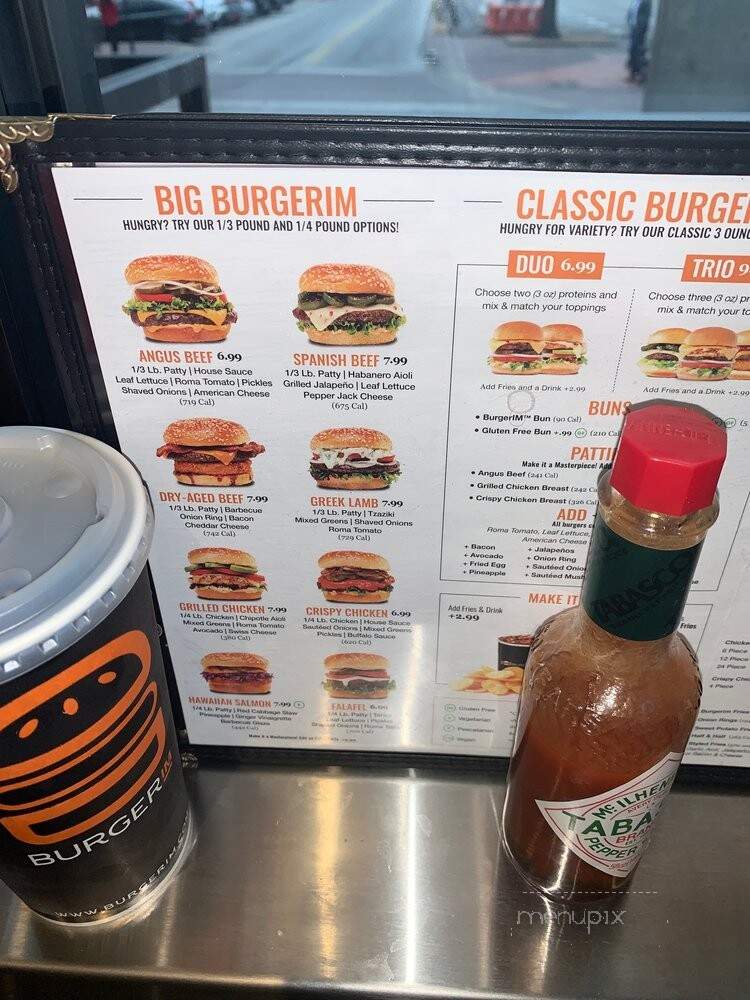 BurgerIM - Dallas, TX menu_pic