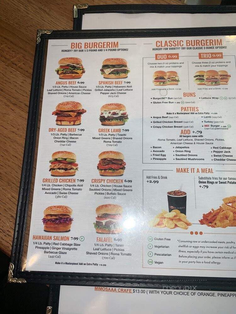 BurgerIM - Dallas, TX menu_pic