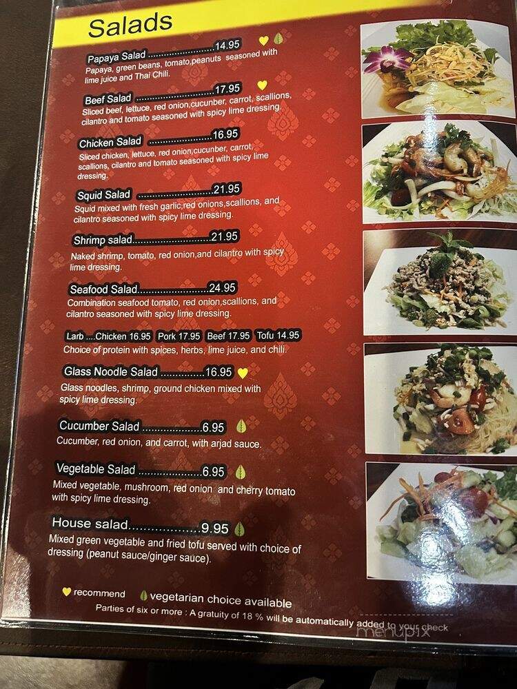 Thai Spoon Las Vegas - Las Vegas, NV menu_pic