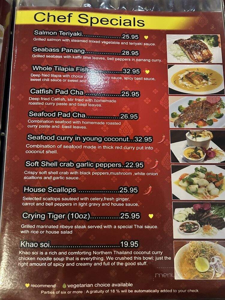 Thai Spoon Las Vegas - Las Vegas, NV menu_pic