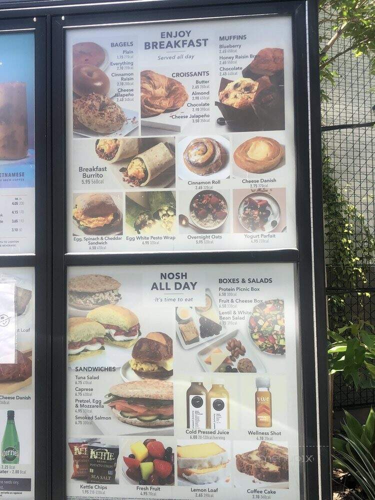 The Coffee Bean & Tea Leaf - Pasadena, CA menu_pic