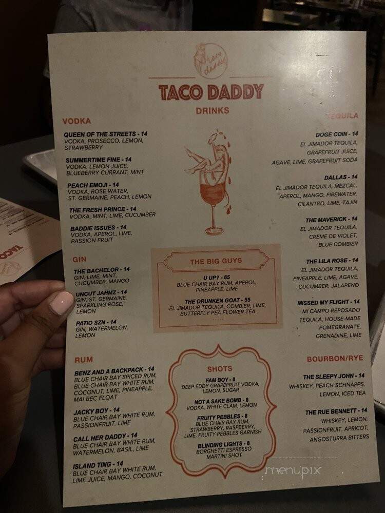 Taco Daddy - Stamford, CT menu_pic