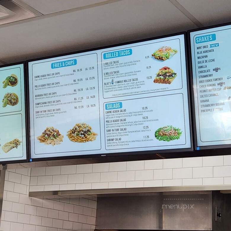 Blue Burro - Long Beach, CA menu_pic