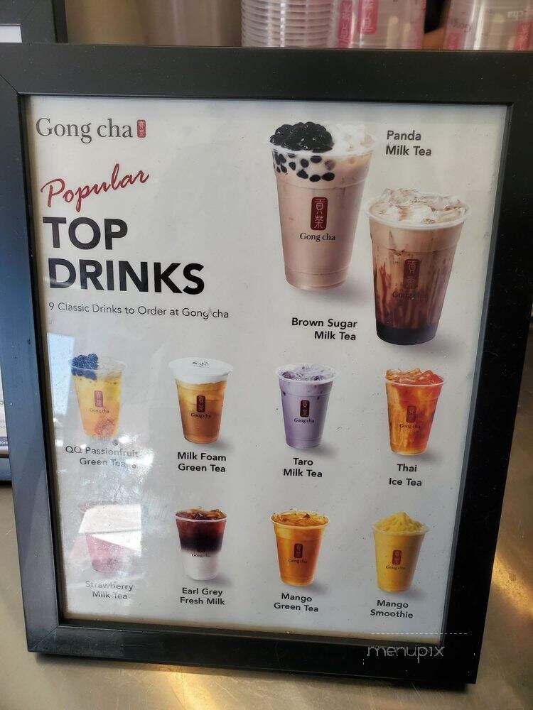 Gong Cha - Santa Clarita, CA menu_pic