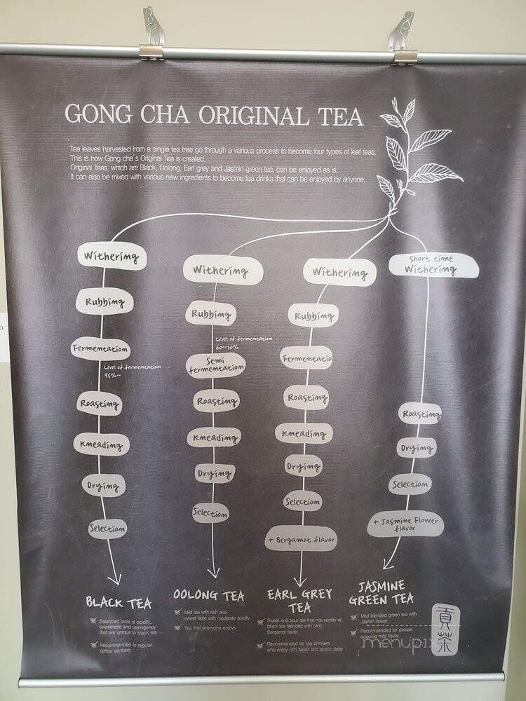 Gong Cha - Santa Clarita, CA menu_pic