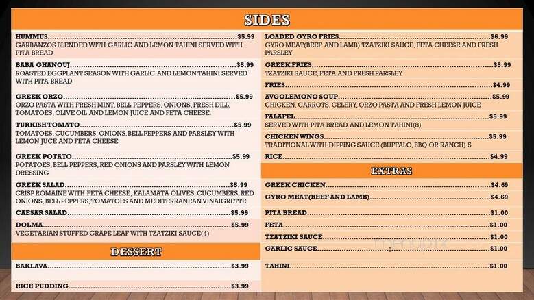 Apollo - North Bend, WA menu_pic