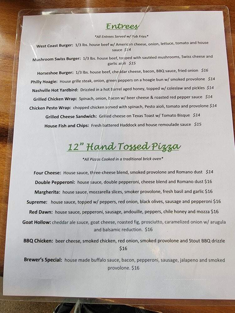 Ellison Brewing Company - Indianapolis, IN menu_pic