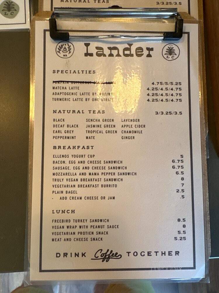 Lander Coffee - Tacoma, WA