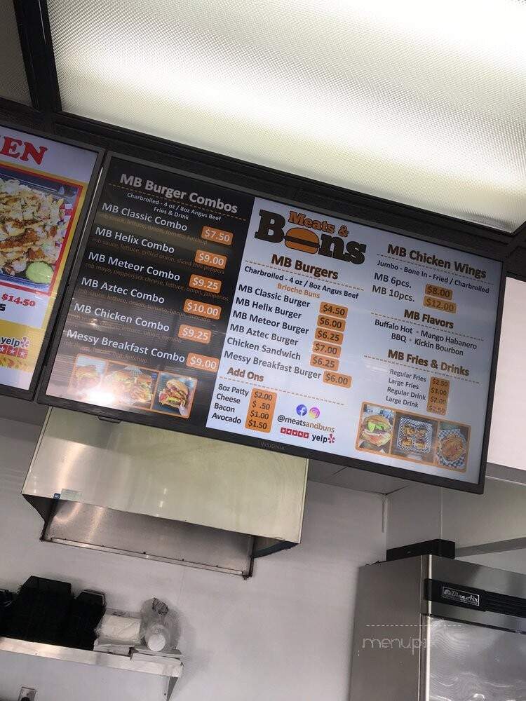 Meats and Buns - Los Angeles, CA menu_pic