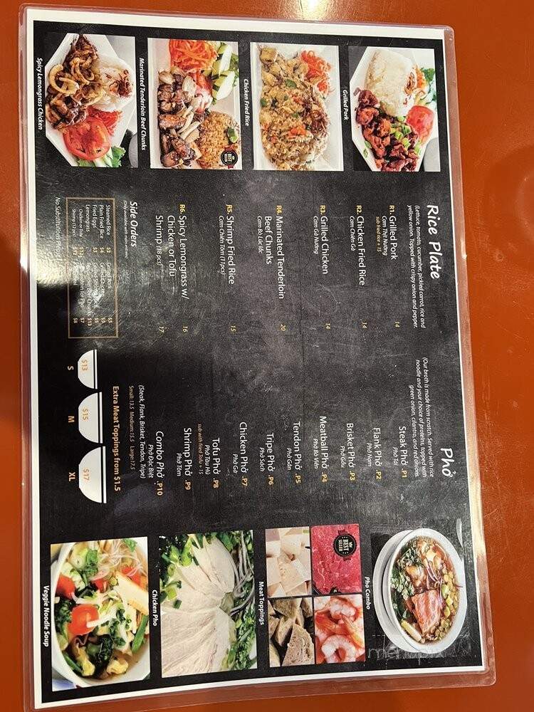Pho Dakao - Kennesaw, GA menu_pic