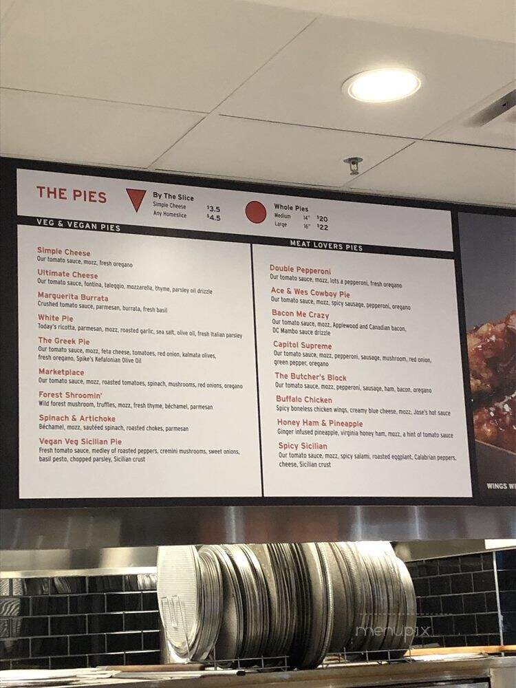 We, The Pizza - Arlington, VA menu_pic