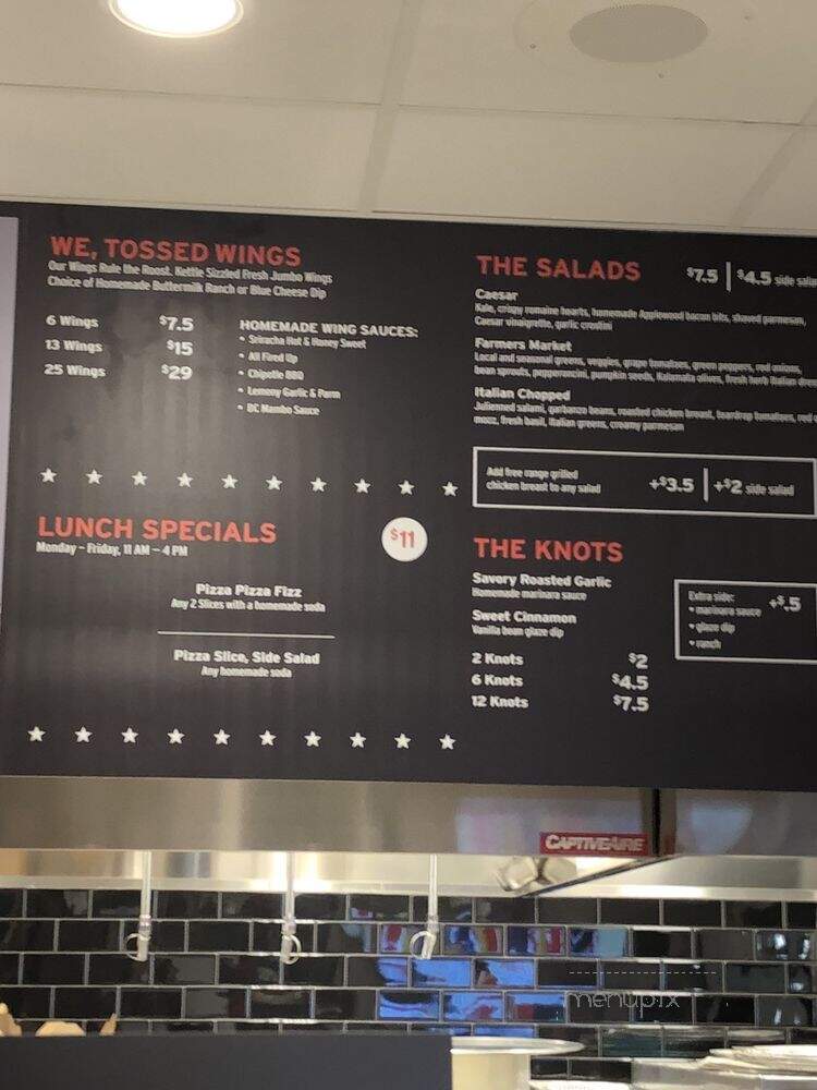 We, The Pizza - Arlington, VA menu_pic