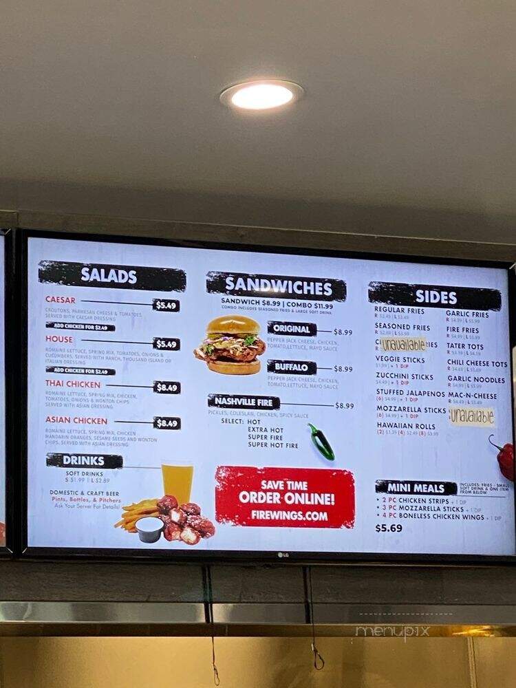 Fire Wings - Rocklin, CA menu_pic