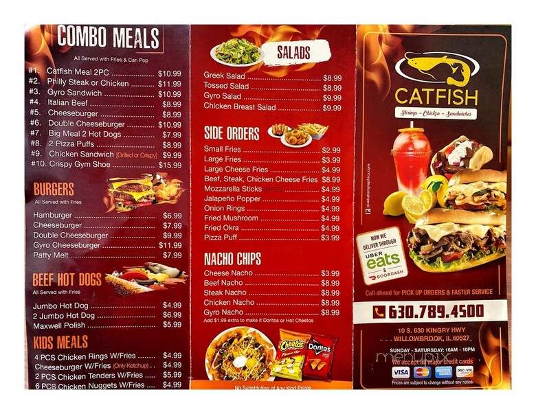 Catfish - Willowbrook, IL menu_pic