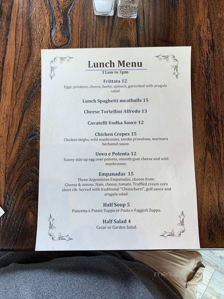 Pazzo Pazzo - Mason, OH menu_pic