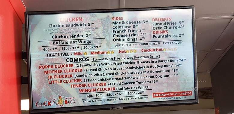 Cluckin Bun - Inglewood, CA menu_pic