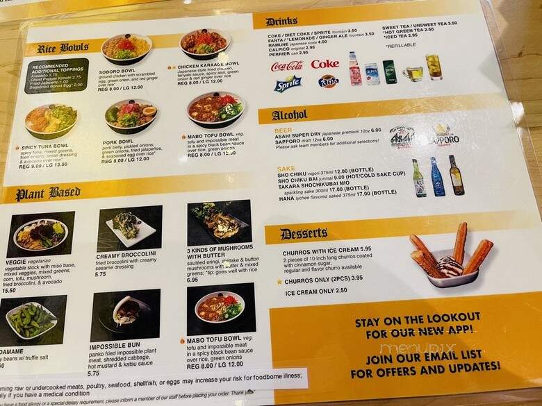 Silverlake Ramen - Concord, NC menu_pic
