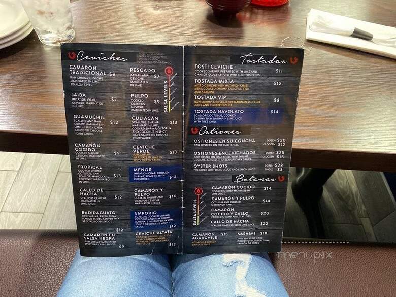 Emporio Sushi Y Mariscos - Downey, CA menu_pic